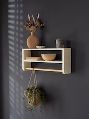 Chalk White Malvern Rail Wall Shelf - Image 1 of 3