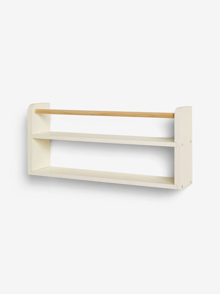 Chalk White Malvern Rail Wall Shelf - Image 2 of 3