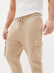Stone Natural Cargo Joggers - Image 4 of 6