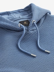 Blauw - Mat capuchon - Pullover-hoody met textuur - Image 1 of 1
