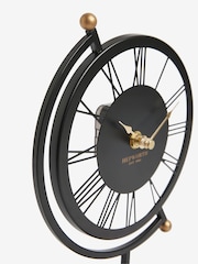 Black Globe Mantel Clock - Image 3 of 3