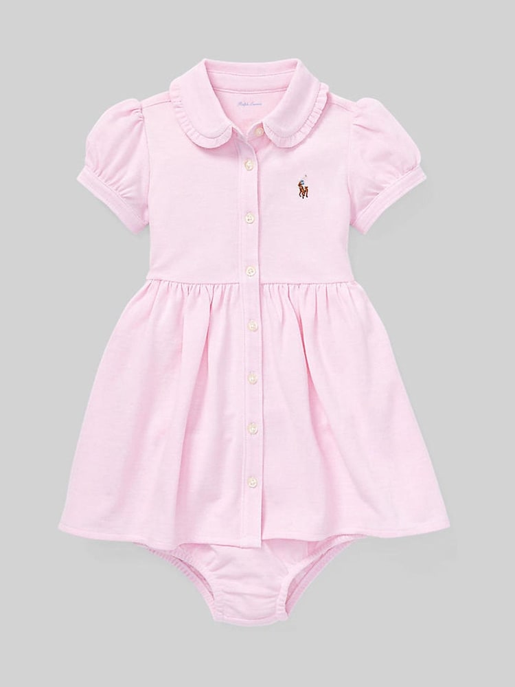 Polo Ralph Lauren Baby Short Sleeve Logo Shirt Dress - Image 1 of 2