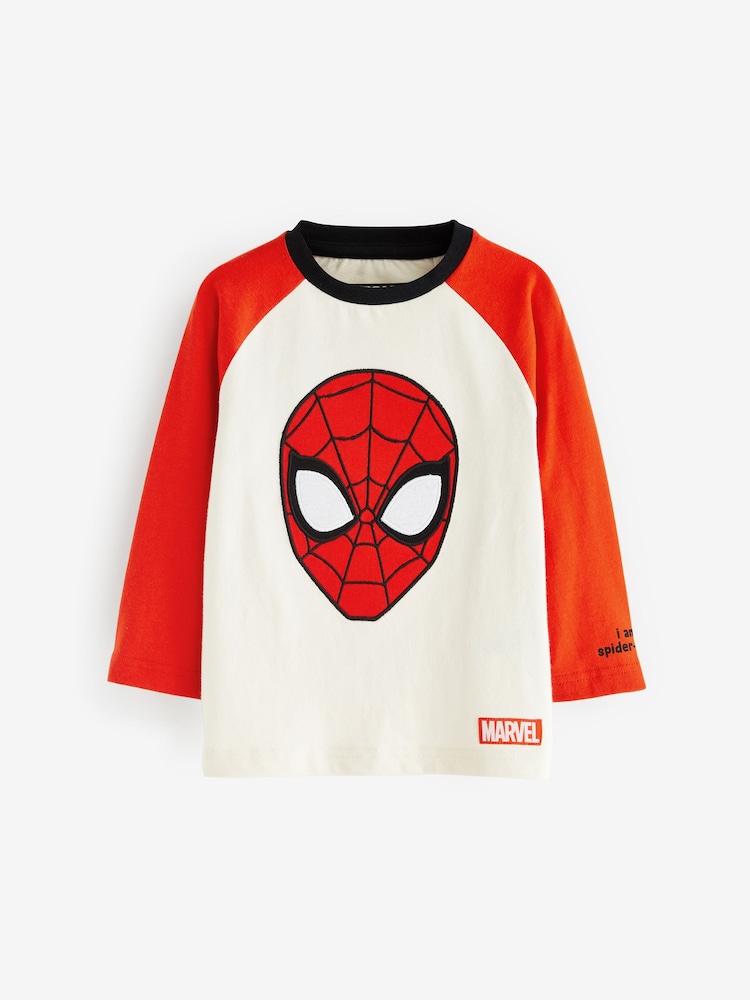 Red/White Spider-Man 100% Cotton T-Shirt (3mths-8yrs) - Image 1 of 3