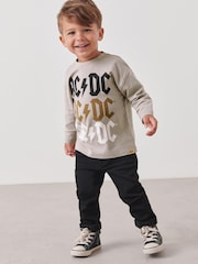 Grey ACDC Long Sleeve T-Shirt (3mths-8yrs) - Image 2 of 8