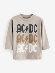 Grey ACDC Long Sleeve T-Shirt (3mths-8yrs) - Image 5 of 8