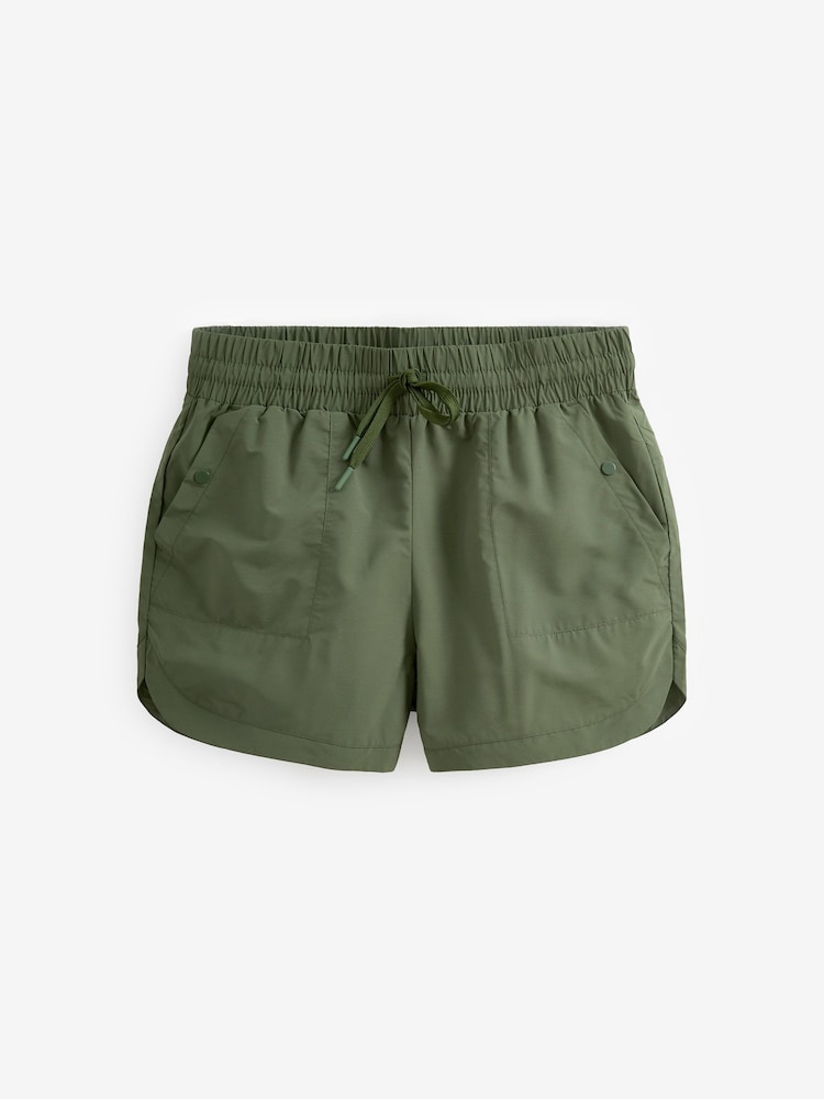 Khaki Green Next Active Outdoor Running Shorts - Image 6 of 7