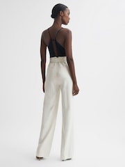 Reiss Navy/White India Colourblock Jumpsuit - Image 5 of 6