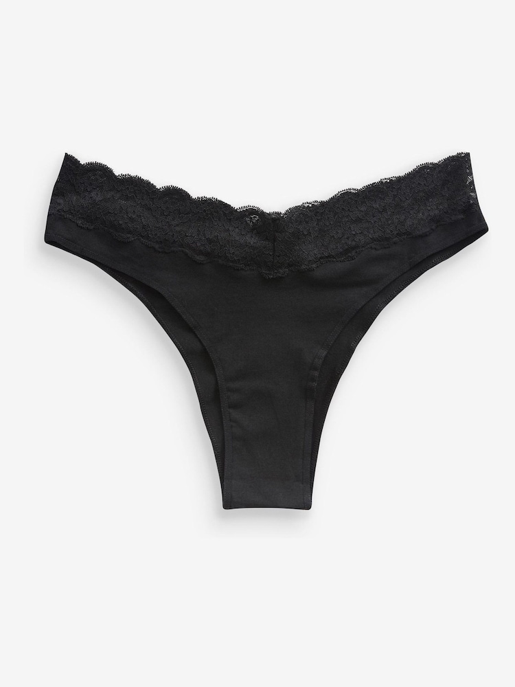 Schwarz - Unterhosen aus Spitze, 4er-Pack - Bild 5 von 5 Schwarz - Unterhosen aus Spitze, 4er-Pack - Bild 5 von 5