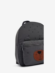 Charcoal Grey Bear Backpack - Image 4 of 5