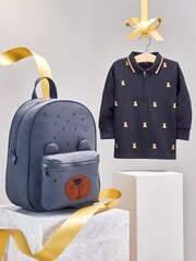 Charcoal Grey Bear Backpack - Image 5 of 5