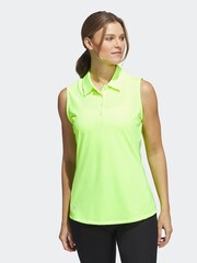 adidas Golf Ultimate 365 Solid Sleeveless Polo Shirt - Image 1 of 7
