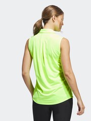 adidas Golf Ultimate 365 Solid Sleeveless Polo Shirt - Image 2 of 7