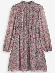 Boden Pink High Neck Flippy Mini Dress - Image 5 of 5