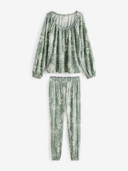 Groen - Laura Ashley pyjama van 100% katoen - Image 7 of 10