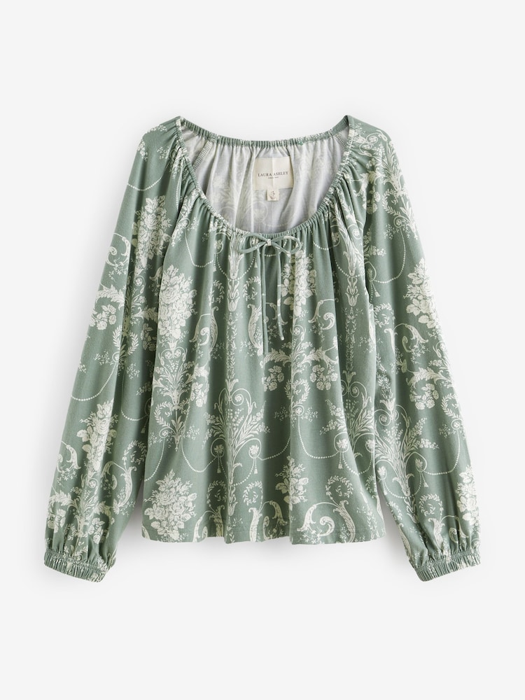 Groen - Laura Ashley pyjama van 100% katoen - Image 8 of 10
