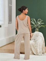 Laura Ashley Oatmeal Knit Lounge Trousers - Image 3 of 7