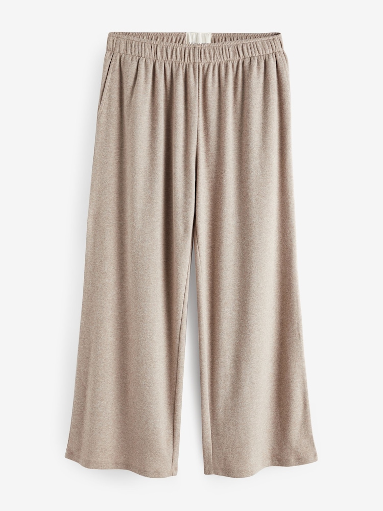 Laura Ashley Oatmeal Knit Lounge Trousers - Image 6 of 7