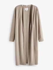 Laura Ashley Oatmeal Longline Lounge Cardigan - Image 6 of 7