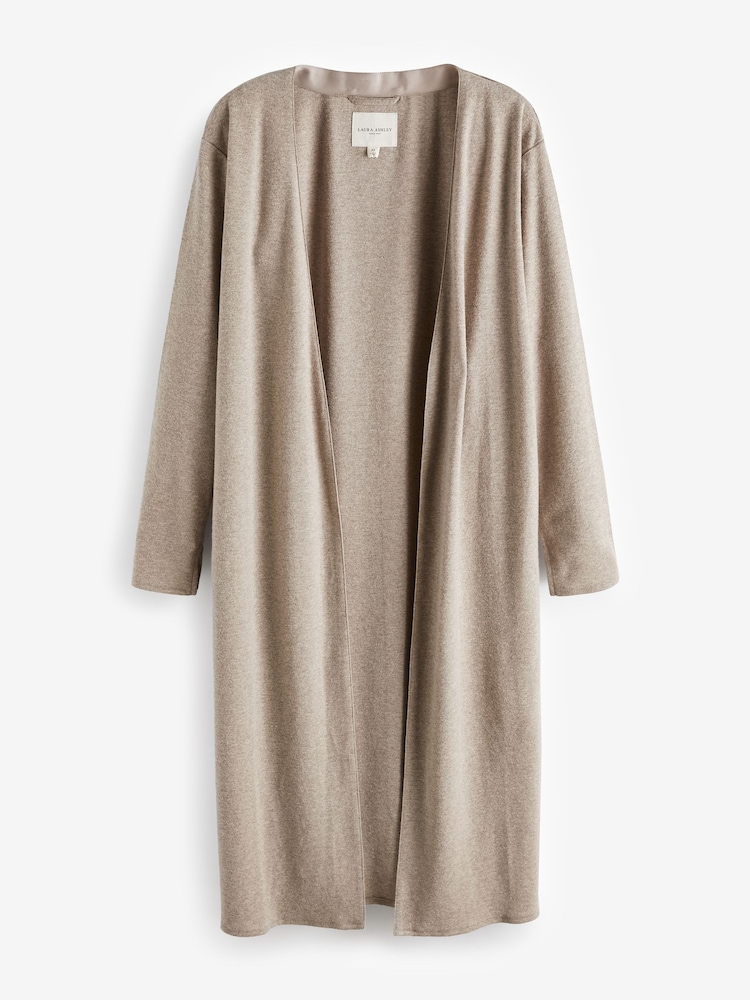Laura Ashley Oatmeal Longline Lounge Cardigan - Image 6 of 7