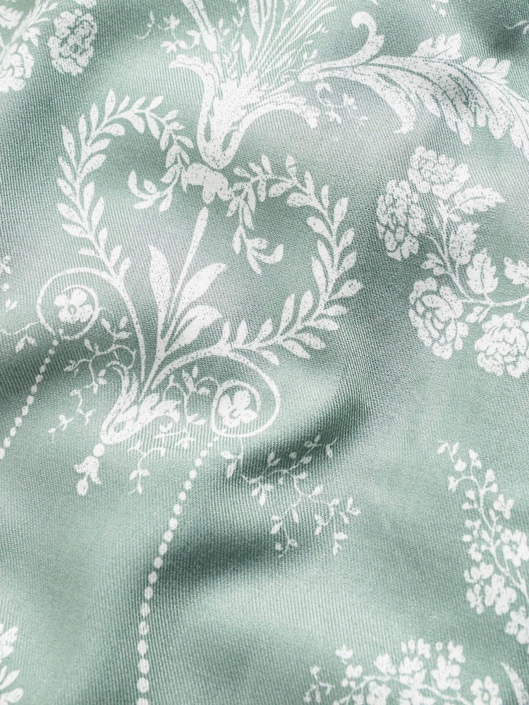 Laura Ashley Green Josette Dressing Gown - Image 6 of 6