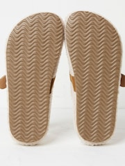 FatFace White Blair Borg House Shoes - Image 3 of 3