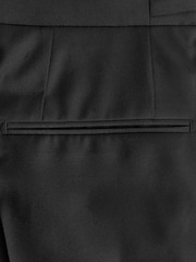 Black Slim Fit Signature Carlo Barbera Tuxedo Suit Trousers - Image 8 of 9