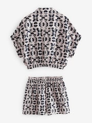 Black/Taupe Butterfly Twist Front Co-ord Set (3-16yrs) - Image 6 of 7
