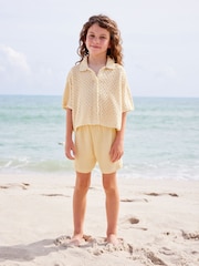 Cream Crochet Co-ord Set (3-16yrs) - Image 1 of 8