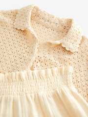 Cream Crochet Co-ord Set (3-16yrs) - Image 8 of 8