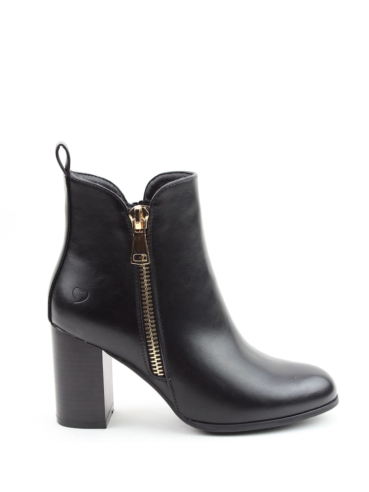 Heavenly Feet Ladies Vegan Friendly Ankle Boots - Image 1 of 4