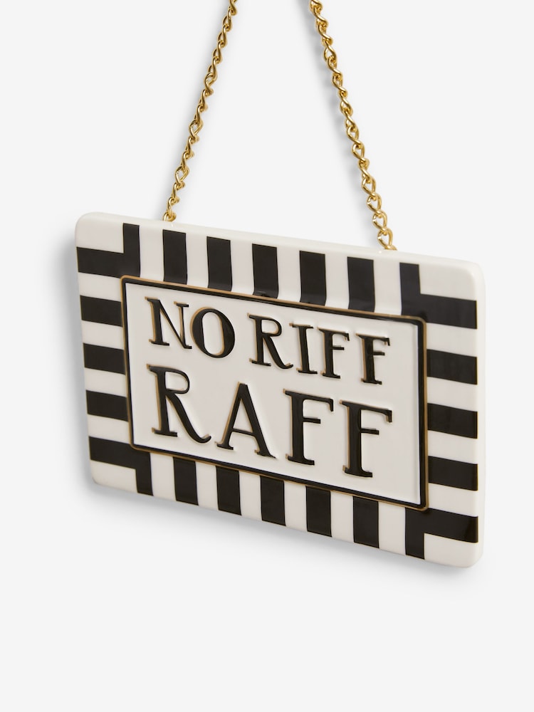 Hangend wandbordje met "No Riff Raff" - Image 3 of 4