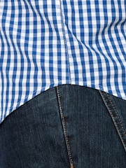 Raging Bull Classic 100% Cotton Long Sleeve Gingham Shirt - Image 4 of 7
