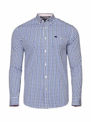 Raging Bull Classic 100% Cotton Long Sleeve Gingham Shirt - Image 5 of 7