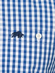 Raging Bull Classic 100% Cotton Long Sleeve Gingham Shirt - Image 6 of 7