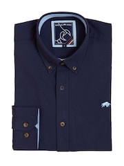 Raging Bull 100% Cotton Classic Long Sleeve Oxford Shirt - Image 6 of 6