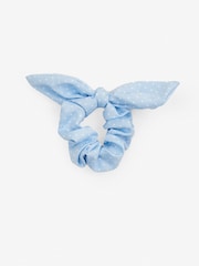 JoJo Maman Bébé Summer Ditsy 3-Pack Hair Scrunchies - Image 3 of 4