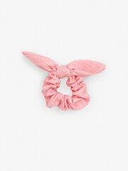 JoJo Maman Bébé Summer Ditsy 3-Pack Hair Scrunchies - Image 4 of 4
