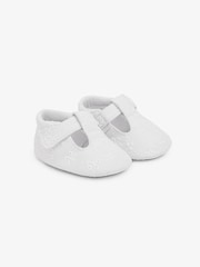 Парусиновые туфли с вышивкой ришелье для малышей JoJo Maman Bébé - Изображение 1 из 5