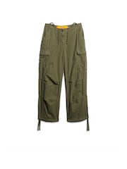 Superdry Green Baggy Parachute Trousers - Image 10 of 10