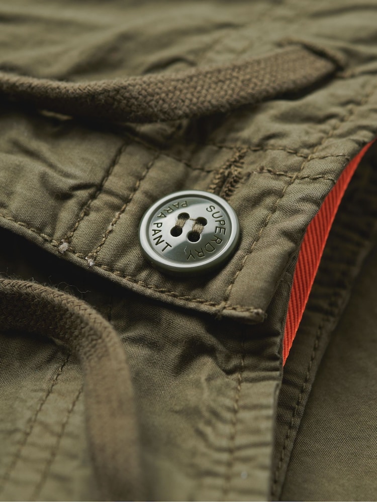 Superdry Green Baggy Parachute Trousers - Image 9 of 10