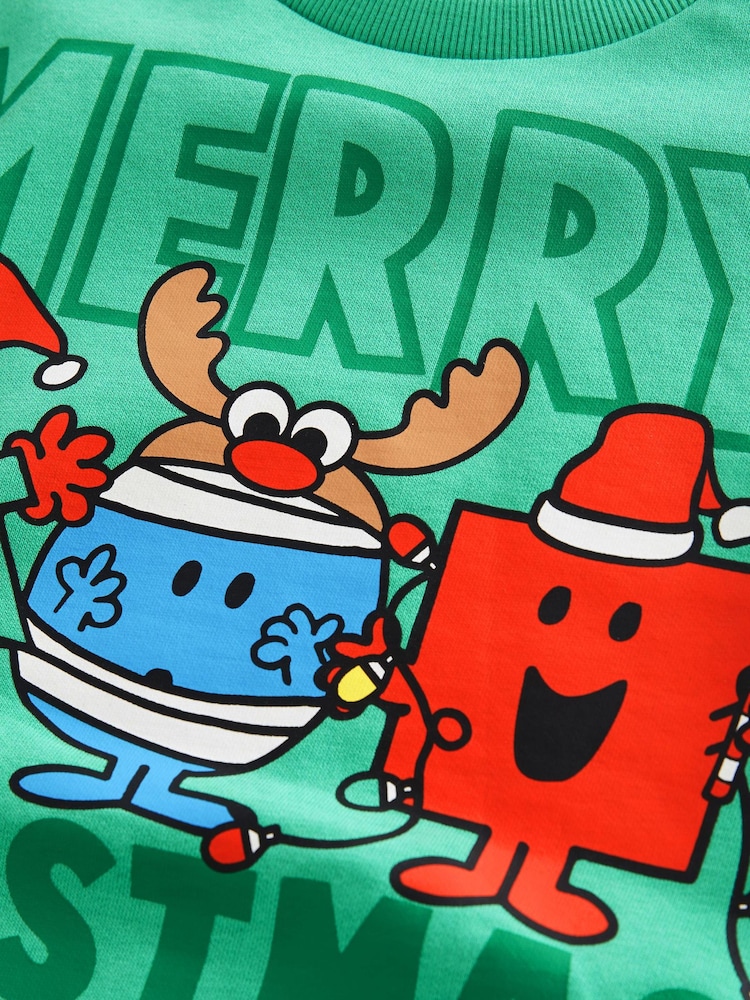 Green Christmas Mr. Men Sweatshirt (3mths-8yrs) - Image 7 of 7