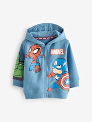 أزرق - هودي Marvel بسحاب كامل (3 شهور - 8 سنوات) - صورة 1 من 3