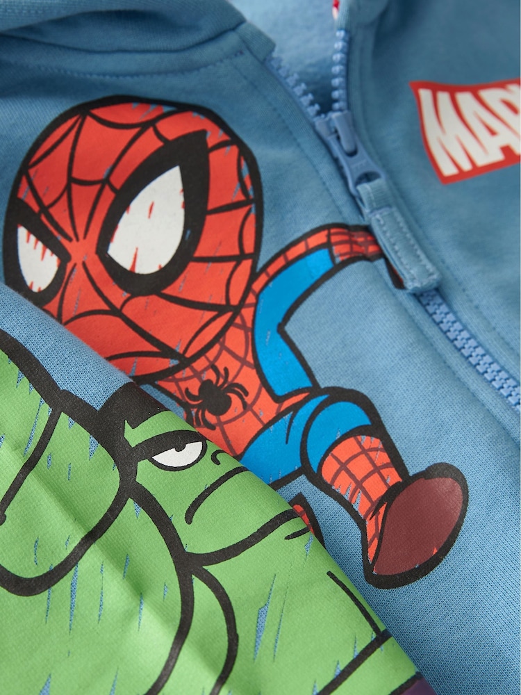 أزرق - هودي Marvel بسحاب كامل (3 شهور - 8 سنوات) - صورة 3 من 3