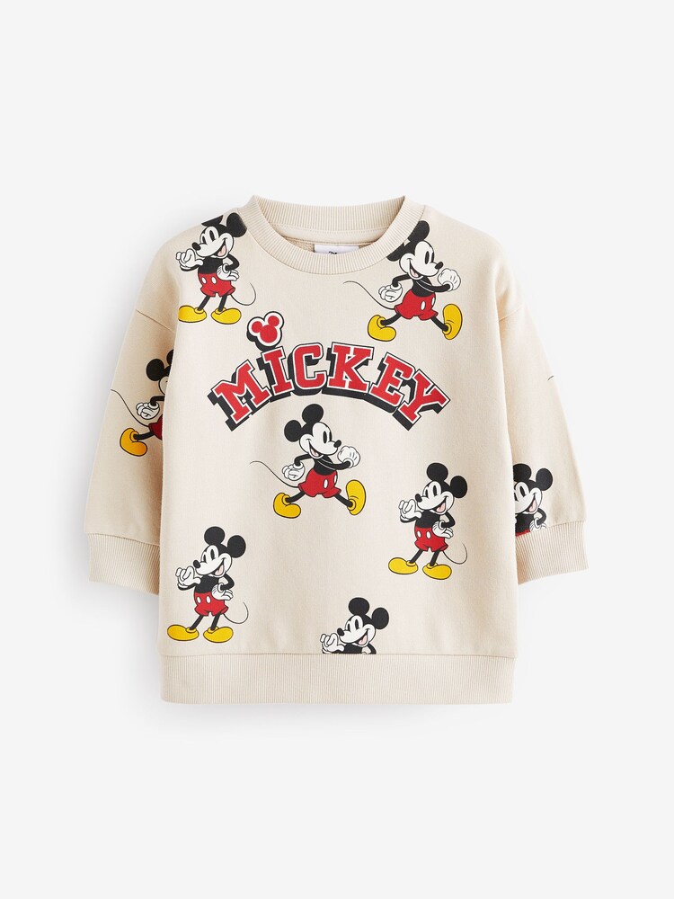 لون كريم محايد - All Over Print Disney Mickey Sweatshirt (3mths-8yrs) - صورة 1 من 3