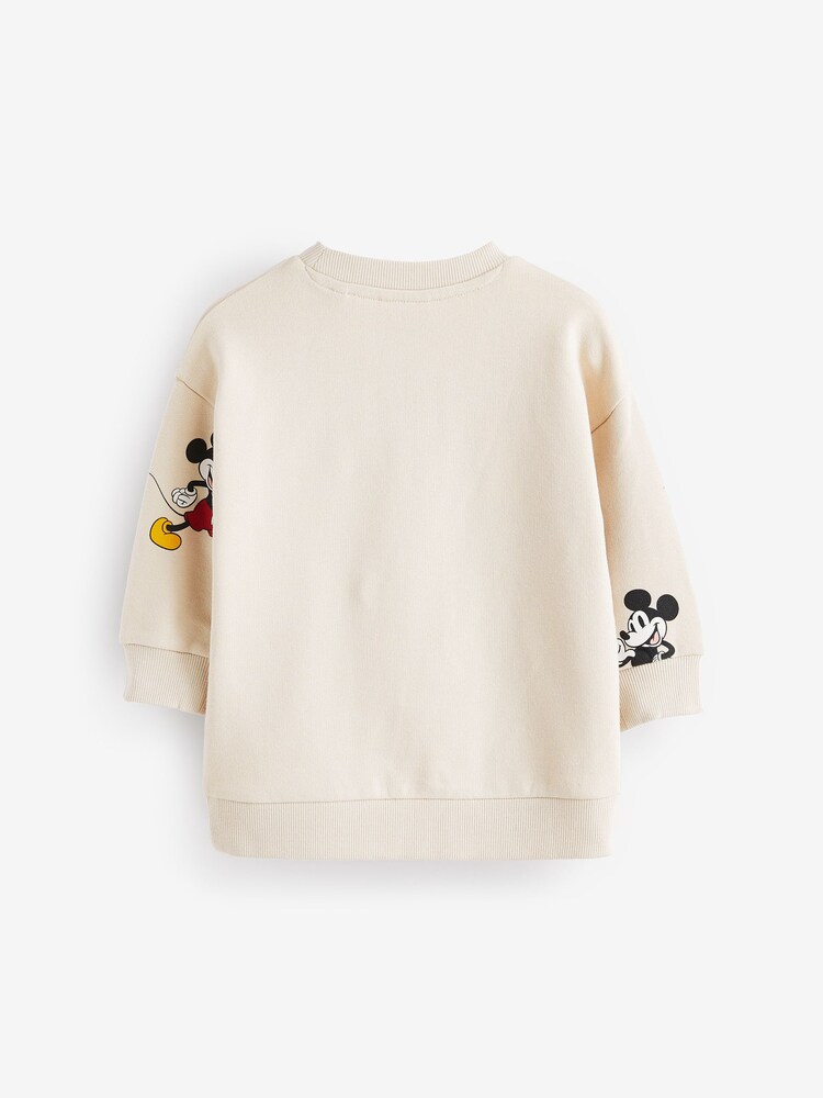 لون كريم محايد - All Over Print Disney Mickey Sweatshirt (3mths-8yrs) - صورة 2 من 3