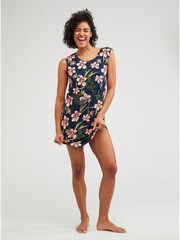 Roxy Blue Surfs Up Floral Printed Dress - Image 1 of 7