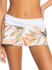 Roxy White Floral Endless Summer Swim Board Shorts - Image 1 of 7