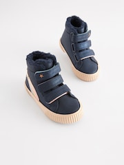 Navy Rainbow High Top Trainers - Image 1 of 5