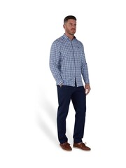Raging Bull Blue Long Sleeve Brushed Cotton Gingham Shirt - Image 2 of 8