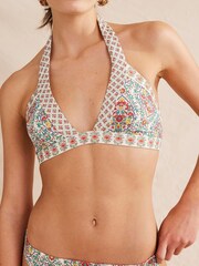 Boden Red Ithaca Halter Bikini Top - Image 1 of 6